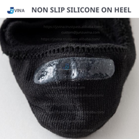 Chaussettes invisibles antidérapantes à triple grip avec logo personnalisé, pour Pilates et Yoga, avec languette de talon en silicone, pour usage quotidien décontracté, vente en gros pour studios