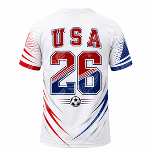 Camiseta de Fútbol Personalizada Estilo Bélgica Mundial 2026 Burrda, Camiseta de Fútbol para Fanáticos, Transpirable, Sublimada, para Entrenamiento - Product Image 6