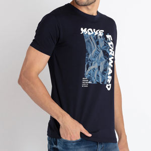 Camiseta de Algodón de Manga Corta para Hombre, Corte Regular, con Logotipo Personalizado de Primera Calidad, Embalaje Personalizado - Product Image 3