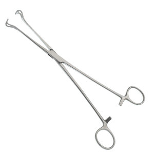 Pinzas Babcock de 9-1/2 Pulgadas, Mordazas de 15 mm de Ancho, Acero Inoxidable, Pinzas Quirúrgicas Atraumáticas, Instrumento Médico - Product Image 1
