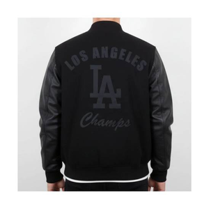 แจ็คเก็ตวาร์ซิตี้สุดเท่ แนว Letterman เบสบอล มหาวิทยาลัย สตรีทแวร์ แขนหนัง กันน้ำ กันลม ระบายอากาศได้ดี สำหรับฤดูหนาว - Product Image 5
