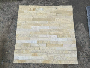 Premium Natural Yellow Split <b>Face</b> Stone Wall Cladding Rough Textured Decorative Stone for Indoor and Outdoor Walls - Product Image 3