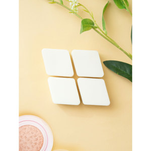 OLIVE Deco พัฟเครื่องสำอางรูปเพชรขนาดใหญ่4แพ็ค - Product Image 1