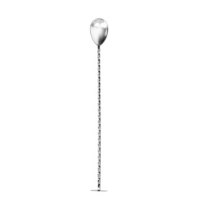 Cuchara de Bar de Lujo con Mango Trenzado, Hecha a Mano, Ecológica, de Acero Inoxidable Premium, para Mezclar Bebidas, Utensilio de Bar Moderno - Product Image 6