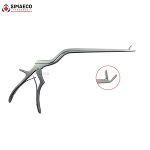 Rongeur à baïonnette IVD angulaire ascendant 16cm 2x8mm 3x9mm 4x10mm pour disque intervertébral, instrument chirurgical de colonne vertébrale en acier inoxydable - Product Image 2