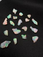 Ópalo Etíope Blanco Natural Pulido en Bruto, Formas Mixtas, Sin Agujero, Lote de 50CT, 18 Piezas, Juego de Colores para Fabricación de Joyería Antigua