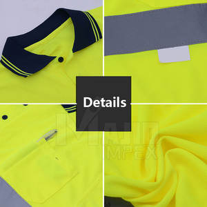 Camisetas Polo de Trabajo para Hombre, Transpirables, Duraderas, de Manga Corta, Uniformes para Construcción, Fábrica, Taller, Camisetas Polo de Trabajo Resistentes para Hombre - Product Image 3