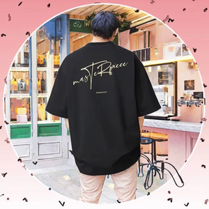 Camiseta de Manga Corta para Hombre, Tejida en Algodón 100%, Color Sólido, Talla Grande, Anti-Pilling, Estilo Americano, Alta Calidad 2026 - Product Image 3