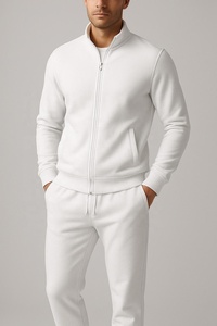 Chándal Deportivo de Invierno Unisex con Logotipo Personalizado, Corte Ajustado, en Tejido Técnico Polar, para Hombre y Mujer, de Alta Calidad - Product Image 2