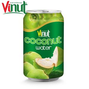 Boîte de 330ml (étamée) goût original eau de coco biologique conception d'emballage de boisson ingrédients naturels - Product Image 1