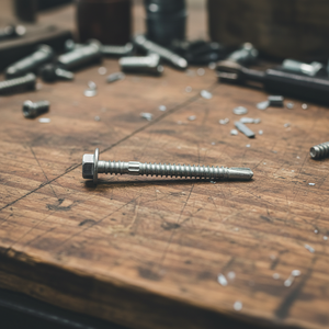 Self-Drilling Screws Washer Head (Integrated Metal Washer) Zinc/Hot-Dip Galvanized Carbon Steel Class 8 Metric/Inch Standard - Product Image 1