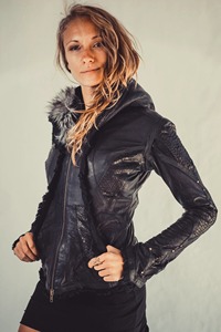 Custom Genuine Python Emboss <b>Leather</b> <b>Jacket</b> Women Premium Streetwear OEM ODM Factory Sample Service Available - Product Image 1