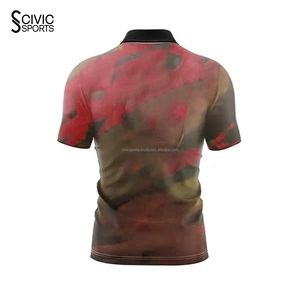 Maillot de bowling personnalisé avec fermeture éclair sur le côté, en polyester, logo imprimé par sublimation, respirant - Product Image 2