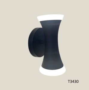 Lampe murale LED Lumetal Vietnam, ampoule E26 + LED 5W CRI≥80 CT 3000K, matériau : métal + acrylique, hauteur 38cm, indice de protection IP65, extérieur, AC 230V - Product Image 3
