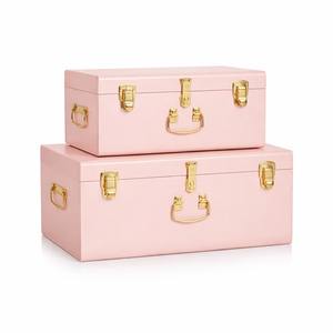 Coffret de rangement en métal fait main avec revêtement poudré, coffret de luxe pour emballage, coffret cadeau pour baby shower, boîte de rangement pour cadeaux festifs - Product Image 4