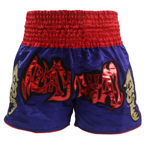 Shorts de Muay Thai en satin de qualité supérieure, design personnalisé, shorts de kickboxing traditionnels, uniforme d'arts martiaux, OEM - Product Image 3