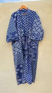 Jungle safari Women Cotton <b>Kimono</b> Robes <b>Jacket</b> Morning Tea Cotton Coat Bridesmaid bridal Robe Cotton Summer robe bathrobe Gift - Product Image 4