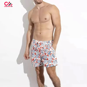 Customized Comfortable Swim <b>Trunks</b> With Adjustable Drawstring <b>For</b> Summer Beach And Vacation Use Swim <b>Trunks</b> - Product Image 2