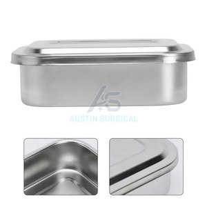 Bandeja de Instrumentos Quirúrgicos de Acero Inoxidable con Superficie Lisa, de Operación Manual, Reutilizable para Procedimientos Quirúrgicos Organizados - Product Image 4