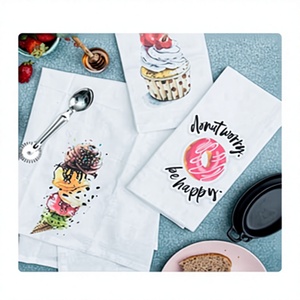 Toalla de saco de harina de secado rápido y alta durabilidad, excelente calidad, impresión en blanco altamente absorbente para Navidad y Halloween a bajo precio - Product Image 1