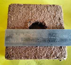 Bloque de Fibra de Coco Ecológico, Ligero y Biodegradable, Acondicionador de Suelo para Cultivo de Plantas, Hidroponía y Jardinería, Listo para Usar - Product Image 4