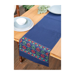 Rustic Floral Jacquard 280 GSM Double Sided Weave Eco Friendly Cotton Customizable <b>Table</b> <b>Runner</b> Woven Fringe Beige Brown Hotel - Product Image 4