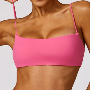 Sujetador deportivo de compresión de cuello alto para mujer al por mayor – Chaleco ligero elástico para correr, gimnasio, fitness, yoga y ropa deportiva - Product Image 1