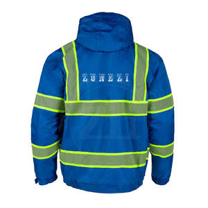 เสื้อแจ็คเก็ตซอฟต์เชลล์สะท้อนแสงกันน้ำ ANSI Class 1 คุณภาพสูง ผลิตตามสั่ง ขายส่งจากโรงงานโดยตรง พร้อมโลโก้ - Product Image 2