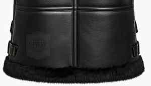 Gilet en cuir de vachette imperméable sur mesure Boomletcorp pour homme, avec fermeture éclair, grande taille, en toile, style streetwear - Product Image 5