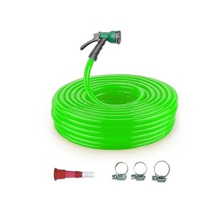 High Quality PVC Water Pipe Durable Flexible <b>Hose</b> Pipe with Connector <b>Clamps</b> Accessories for Garden Farm Water Supply Use - Product Image 2