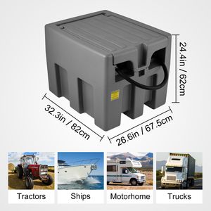 Serbatoio Portatile per Carburante Diesel da 58 Galloni con Portata di 10 GPM e Pompa di Trasferimento Elettrica 12V, Tubo in Gomma da 13,1 Piedi per Attrezzature Veicolari - Product Image 4