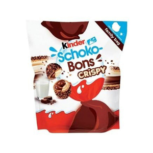 Suministro al por mayor disponible: Kinder Schoko-Bons Crispy Chocolate 89g Mini Pack para exportación, mercado mayorista, precio económico, chocolate con leche. - Product Image 3