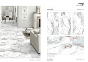 Azulejo de Porcelana Iris de Alta Gama 600x1200, Formato Grande, Superficie con Efecto Cristal Premium, para Paredes y Pisos, Uso Interior y Exterior Moderno - Product Image 3