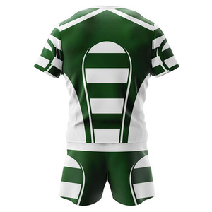 Conjuntos de Camisetas y Pantalones Cortos Deportivos Hechos a Medida Según las Demandas del Cliente, Uniformes de Fútbol y Rugby Transpirables de Secado Rápido con Estampado - Product Image 2