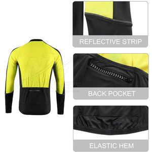 Long Sleeve <b>Cycling</b> Jersey With Quick Dry Fabric Comfortable Fit <b>Cycling</b> Apparel Outdoor Activities Bulk Order Available - Product Image 5