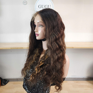 Vietnamese Virgin Hair Deep Wave Lace <b>Front</b> <b>Wig</b> Double Drawn High Density for Lace 5X5 Closure Glueless Transparent Lace - Product Image 2