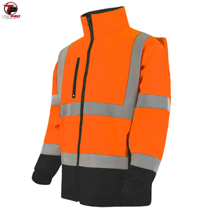 Veste de sécurité haute visibilité TriPro Sports ANSI Classe 1 EN ISO 20471 Classe 2, imperméable, en maille, avec capuche, en polyester, logo personnalisé - Product Image 3