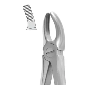 Implantes Dentales DENTRIC, Instrumentos Quirúrgicos Dentales con Patrón Estándar Inglés, Extraforceps para Dientes Centrales Superiores y Molares Superiores - Product Image 1