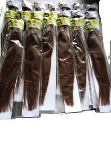 Cheveux humains bruts naturels indiens 100 % non traités, provenant d'un seul donneur, cuticules alignées, avec différentes textures, tailles et couleurs. - Product Image 1