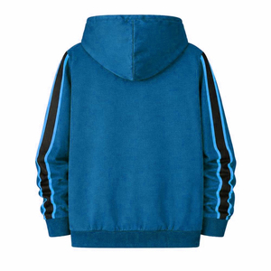 Ensemble de survêtement 2-en-1 pour homme en molleton bouclette de polyester épais, personnalisable, respirant, avec fermeture éclair latérale, haute qualité - Product Image 4