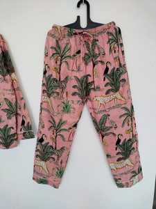 Vestido Casual con Estampado Animal Rosa para Mujer, Diseño Tropical de Palmeras, Zebras y Flamencos, Vestido de Verano Transpirable, Ropa de Dormir con Estampado Animal para Mujer - Product Image 5