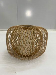 Pantalla de Lámpara Redonda de Bambú Tejido Ecológica - Decoración Sostenible para Hogares, Restaurantes, Hoteles y Resorts - Product Image 2