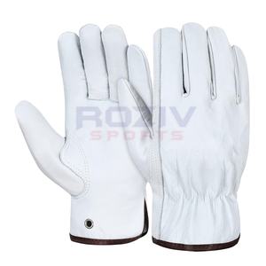 ถุงมือหนังคุณภาพสูง ป้องกันนิ้วมือ สายรัดข้อมือปรับได้ กันลื่น สำหรับงานอุตสาหกรรม-รับผลิตแบรนด์ส่วนตัว - Product Image 1