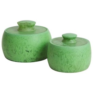 Recipiente Decorativo de Resina Halleck, Tarro de Almacenamiento Hecho a Mano con Colores, Tamaños y Acabado Premium Personalizados - Product Image 3