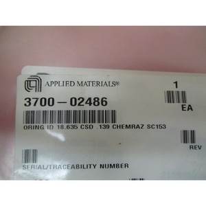 NOUVEAU AMAT 3700-02486 ORING ID 18.635 CSD .139 - Équipements et pièces semi-conducteurs d'occasion fiables à l'échelle mondiale chez - Product Image 3