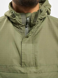 Chaqueta con Capucha Verde Oliva para Hombre, Resistente al Agua, Ropa Deportiva para Exteriores, Ropa para Clima Frío y Uso Diario, Abrigo con Capucha de Lona, Calidad Industrial - Product Image 3