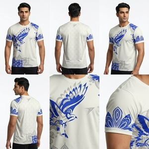 Camiseta Moderna de Manga Corta, Tejido Transpirable, Corte Holgado, Informal, para Uso Diario al Aire Libre, Ropa Unisex - Product Image 5