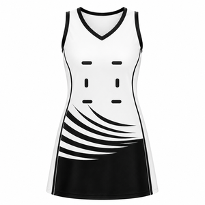 Nuevo Diseño Transpirable Uniforme de Netball para Mujer Adulta 2026 Hecho a Medida 100% Poliéster STITCH LAB Más Vendido Ajuste Personalizado Pakistán - Product Image 5