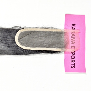 Extensiones de Cabello Remy 100% Virgen para Mujer, Color Negro Natural, Sin Enredos, Sin Caída, Cierre Indio 2*6, Venta al por Mayor Directa de Fábrica, ¡Gran Demanda! - Product Image 2