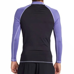 T-shirt de compression ajusté pour homme, qualité supérieure, respirant, antibactérien, séchage rapide, en Spandex/Polyester, pour l'entraînement - Product Image 2